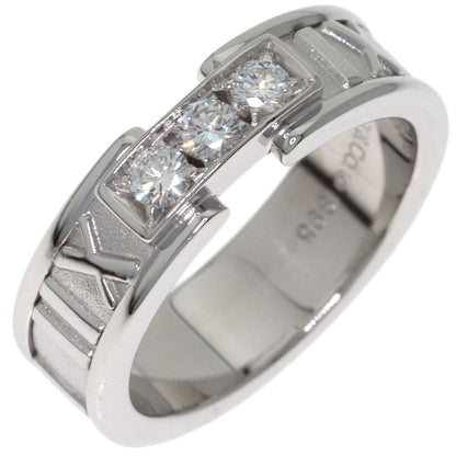 TIFFANY&Co. Atlas Diamond Ring K18 White Gold Ladies [Used]