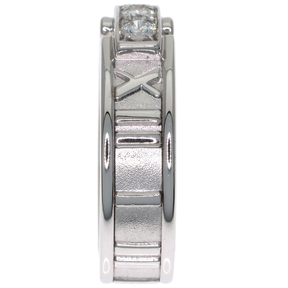TIFFANY&Co. Atlas Diamond Ring K18 White Gold Ladies [Used]