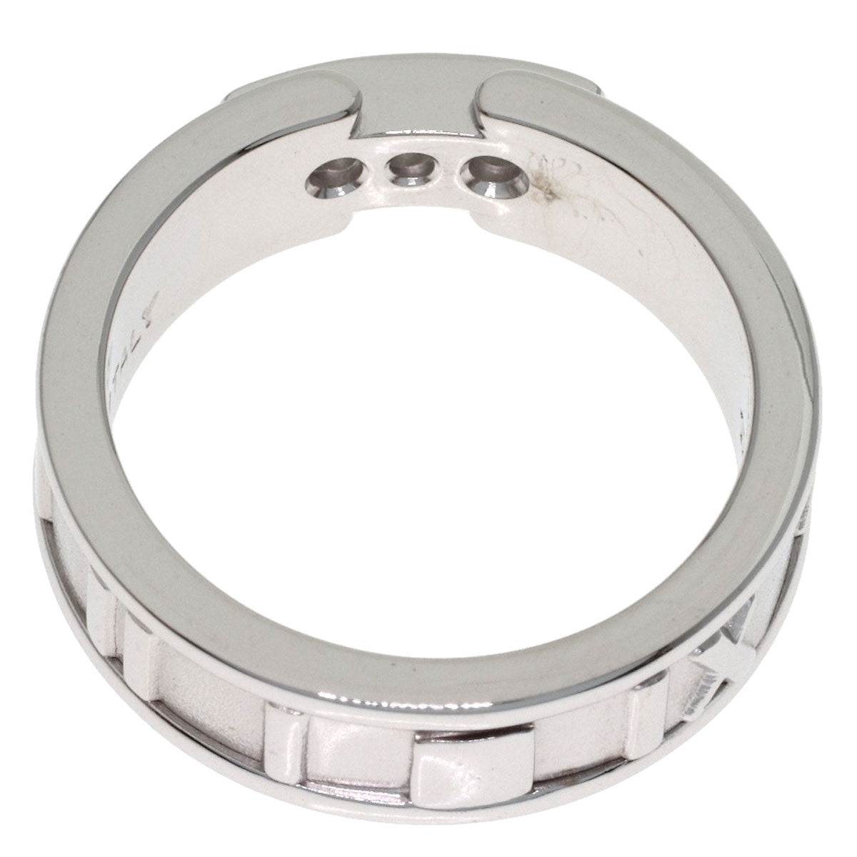 TIFFANY&Co. Atlas Diamond Ring K18 White Gold Ladies [Used]