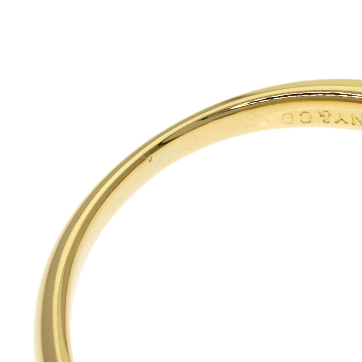 TIFFANY&Co. Stacking Sapphire 2P Diamond Ring K18 Yellow Gold Ladies [Used]