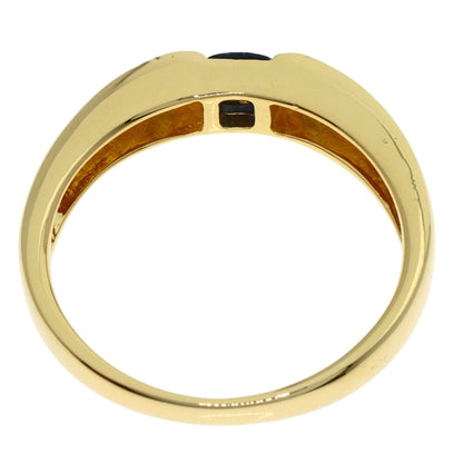 TIFFANY&Co. Stacking Sapphire 2P Diamond Ring K18 Yellow Gold Ladies [Used]