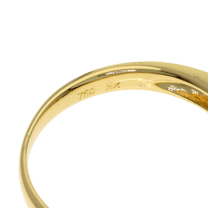 TIFFANY&Co. Stacking Sapphire 2P Diamond Ring K18 Yellow Gold Ladies [Used]