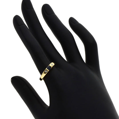 TIFFANY&Co. Stacking Sapphire 2P Diamond Ring K18 Yellow Gold Ladies [Used]