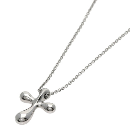 TIFFANY&Co. Small cross Necklace Platinum PT950 Ladies [Used]