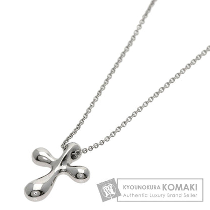 TIFFANY&Co. Small cross Necklace Platinum PT950 Ladies [Used]