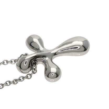 TIFFANY&Co. Small cross Necklace Platinum PT950 Ladies [Used]