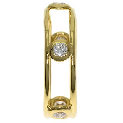TIFFANY&Co. Double Wire 5P Diamond Ring K18 Yellow Gold Ladies [Used]