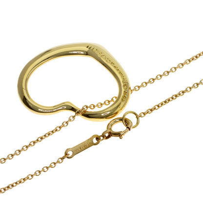 TIFFANY&Co. Open heart Necklace K18 Yellow Gold Ladies [Used]