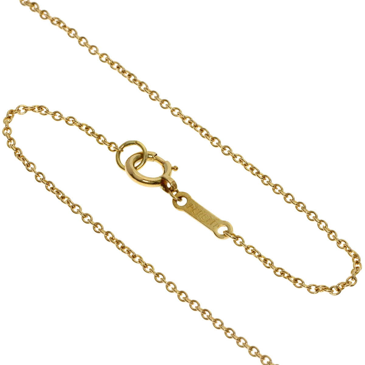 TIFFANY&Co. Open heart Necklace K18 Yellow Gold Ladies [Used]