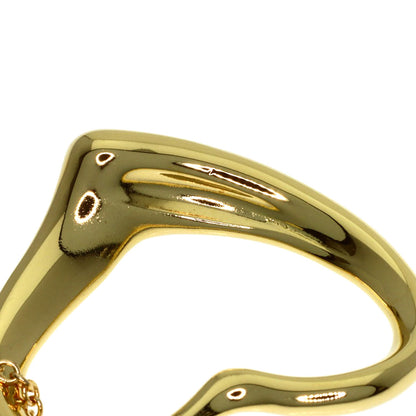 TIFFANY&Co. Open heart Necklace K18 Yellow Gold Ladies [Used]