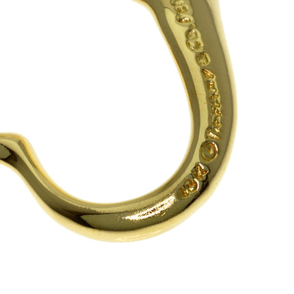 TIFFANY&Co. Open heart Necklace K18 Yellow Gold Ladies [Used]