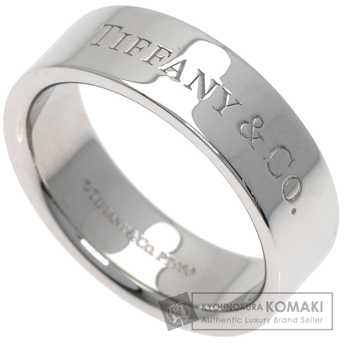 TIFFANY&Co. Flat band Ring Platinum PT950 Ladies [Used]