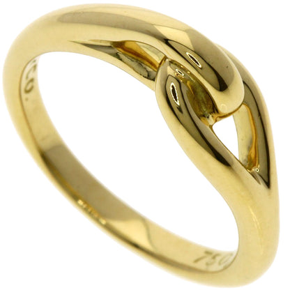 TIFFANY&Co. knot Ring K18 Yellow Gold Ladies [Used]