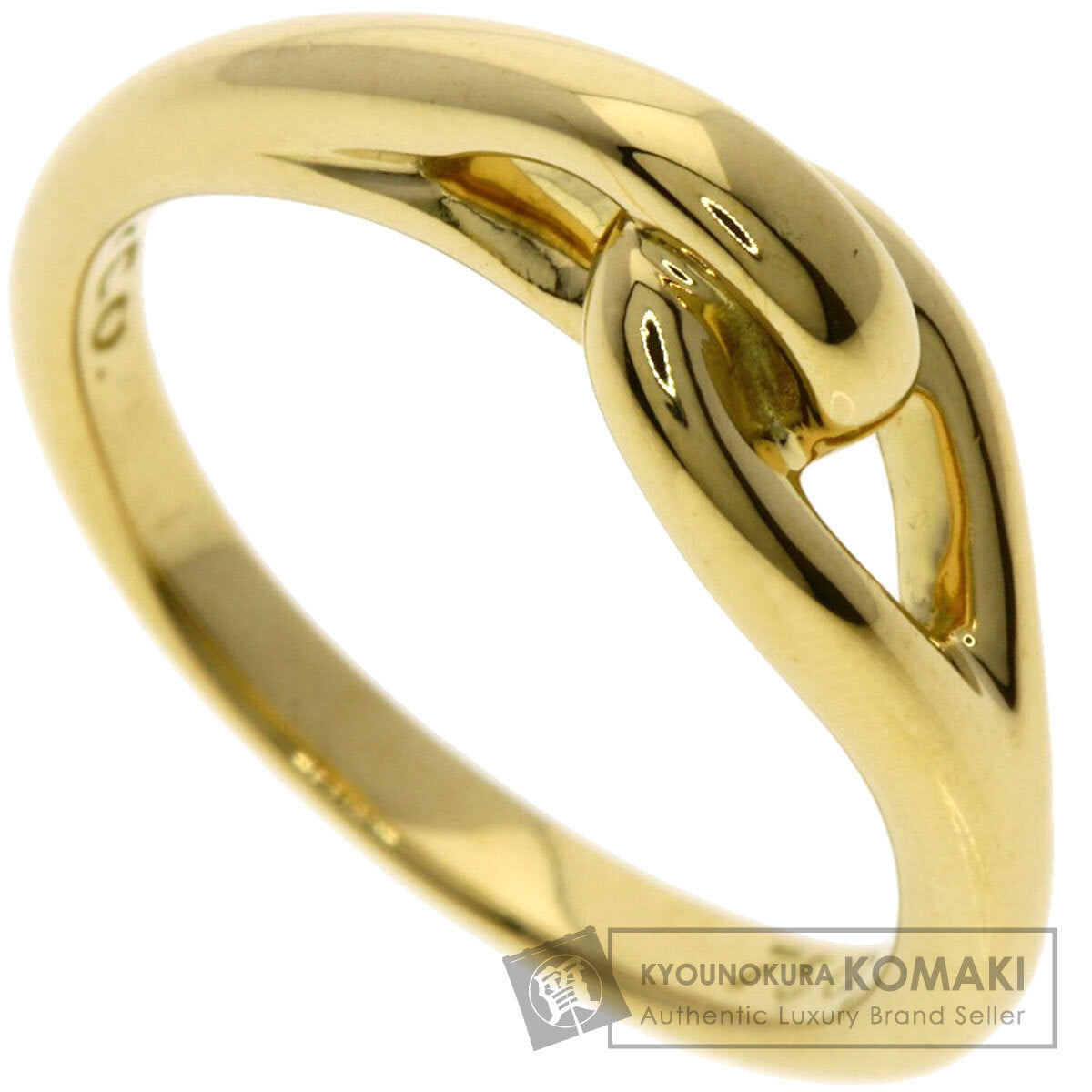 TIFFANY&Co. knot Ring K18 Yellow Gold Ladies [Used]