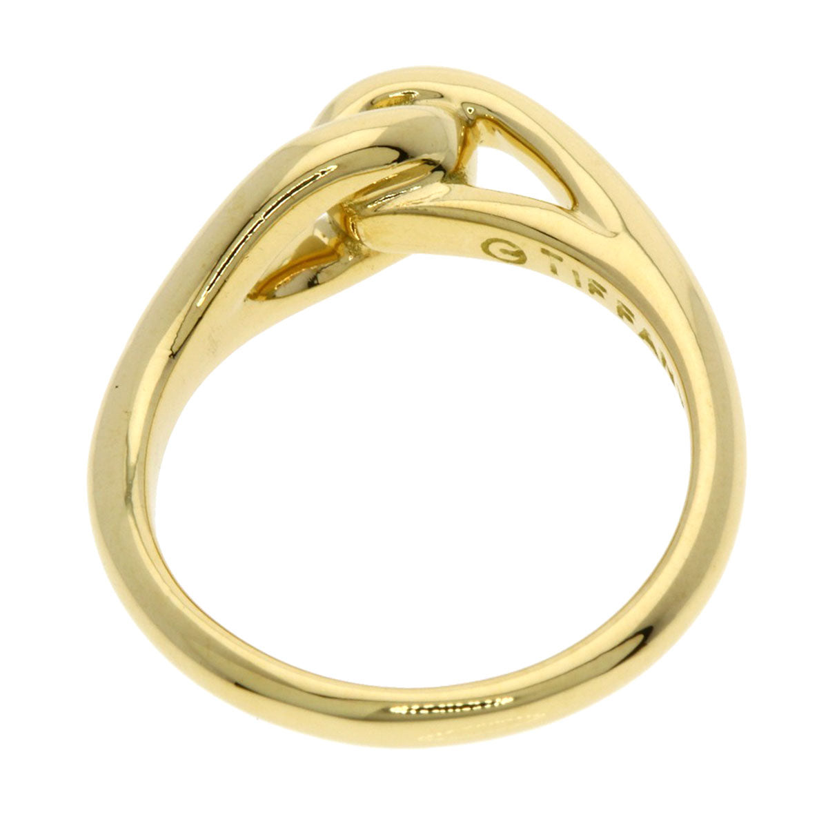 TIFFANY&Co. knot Ring K18 Yellow Gold Ladies [Used]