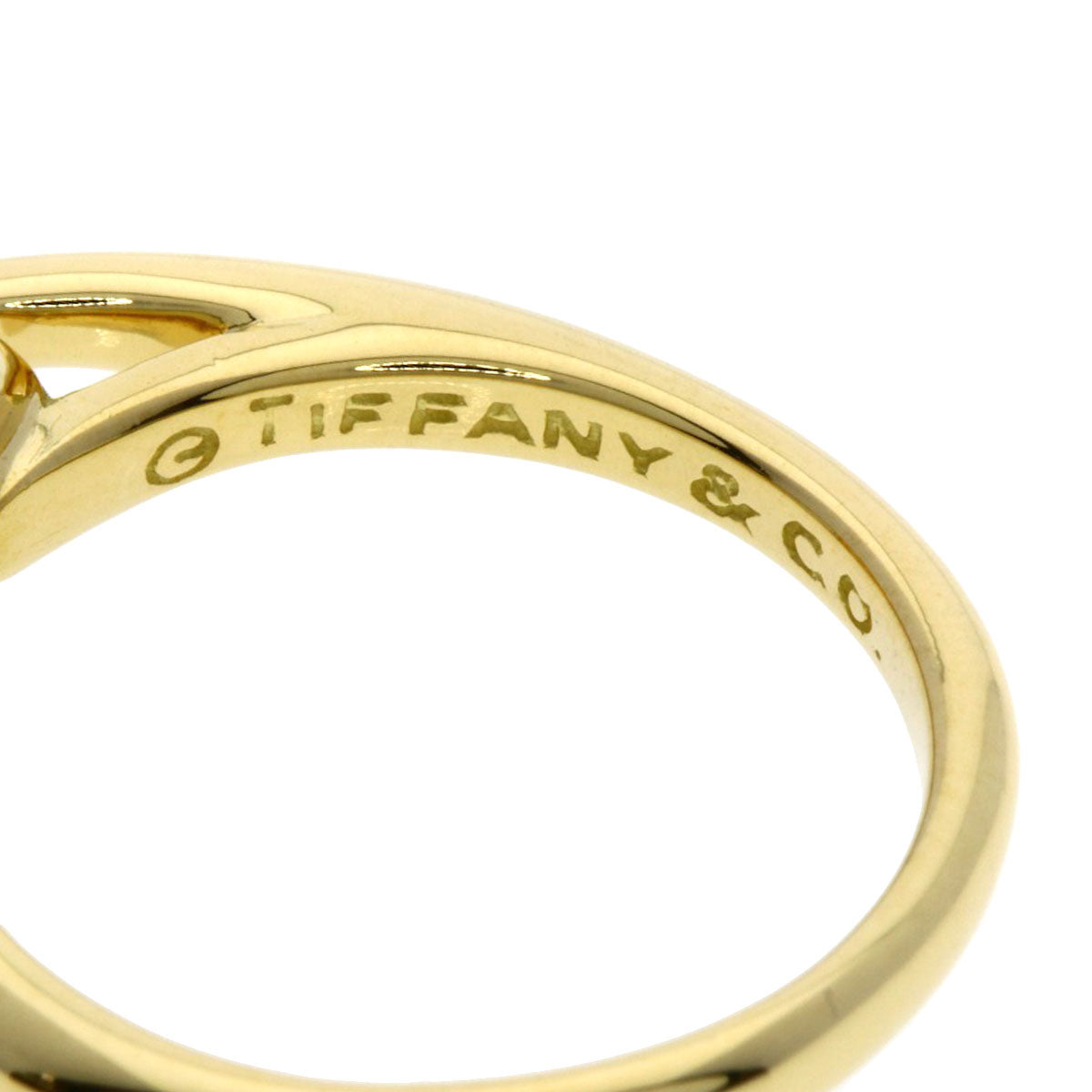 TIFFANY&Co. knot Ring K18 Yellow Gold Ladies [Used]