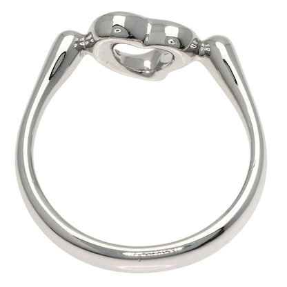 TIFFANY&Co. Open Heart Diamond Ring Platinum PT950 Ladies [Used]