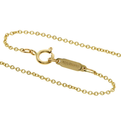 TIFFANY&Co. ribbon Necklace K18 Yellow Gold Ladies [Used]