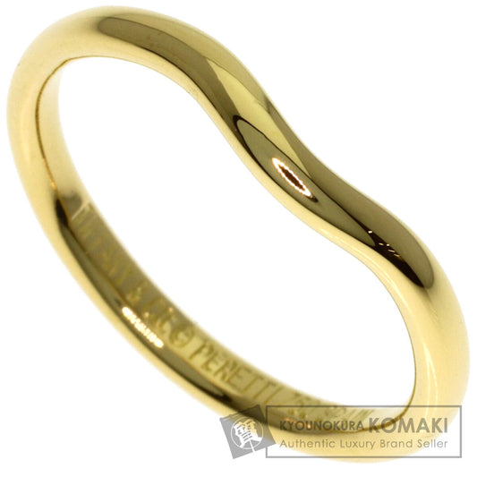 TIFFANY&Co. Curved band Ring K18 Yellow Gold Ladies [Used]