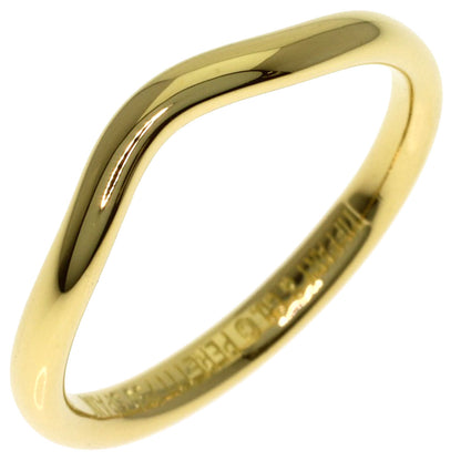 TIFFANY&Co. Curved band Ring K18 Yellow Gold Ladies [Used]