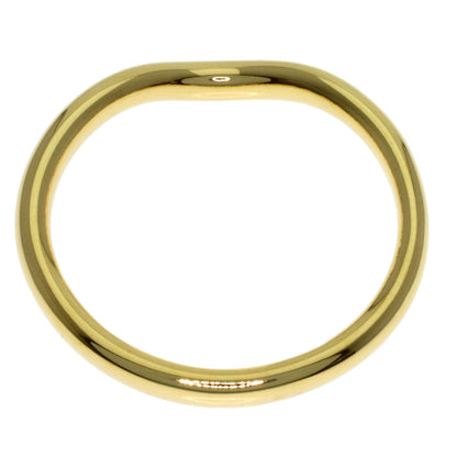 TIFFANY&Co. Curved band Ring K18 Yellow Gold Ladies [Used]