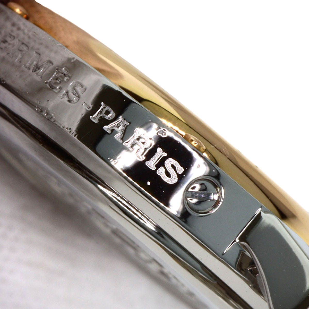 HERMES Clipper new buckle Watches CL4.221 Stainless Steel/SSxPGP Ladies
