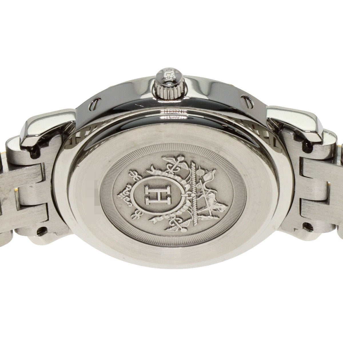 HERMES Clipper new buckle Watches CL4.221 Stainless Steel/SSxPGP Ladies