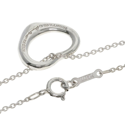 TIFFANY&Co. Open heart Necklace Silver Ladies [Used]