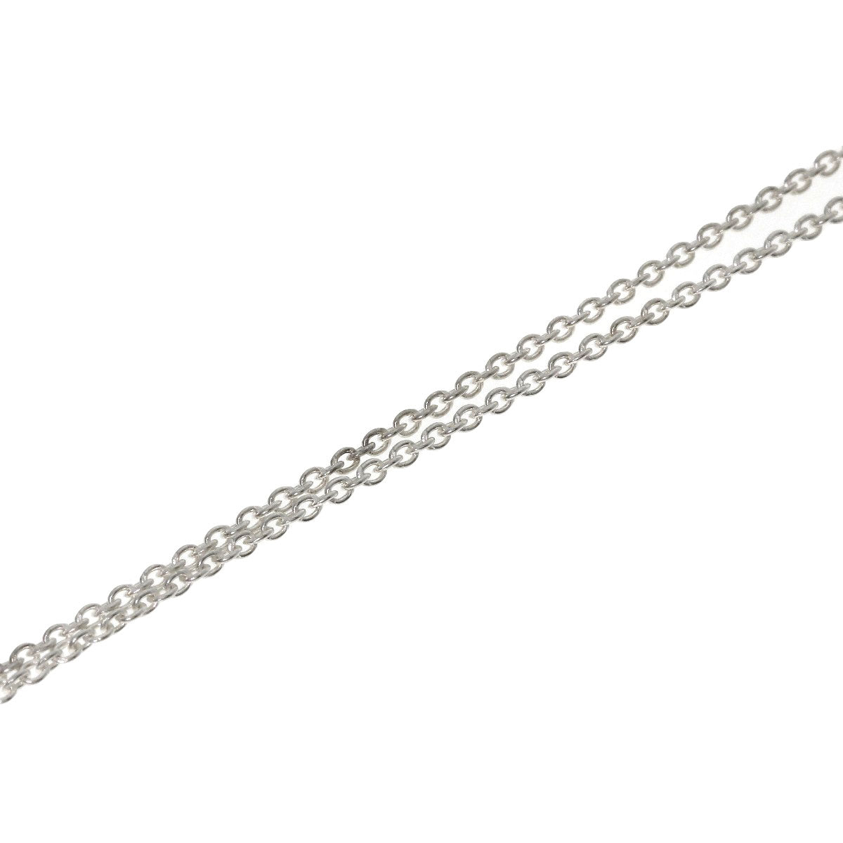 TIFFANY&Co. Open heart Necklace Silver Ladies [Used]