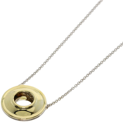 TIFFANY&Co. Circle Necklace Silver 18K Yellow GoldLadies [Used]