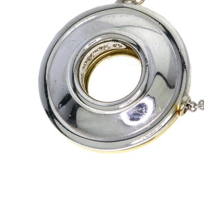 TIFFANY&Co. Circle Necklace Silver 18K Yellow GoldLadies [Used]