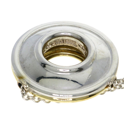 TIFFANY&Co. Circle Necklace Silver 18K Yellow GoldLadies [Used]