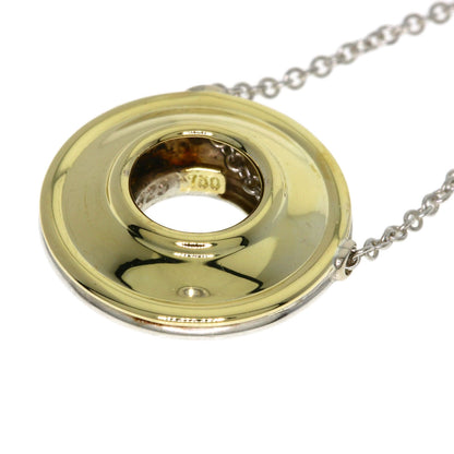 TIFFANY&Co. Circle Necklace Silver 18K Yellow GoldLadies [Used]