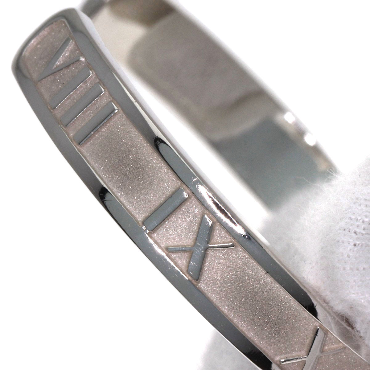 TIFFANY&Co. Atlas bangle Bracelet Silver Ladies [Used]