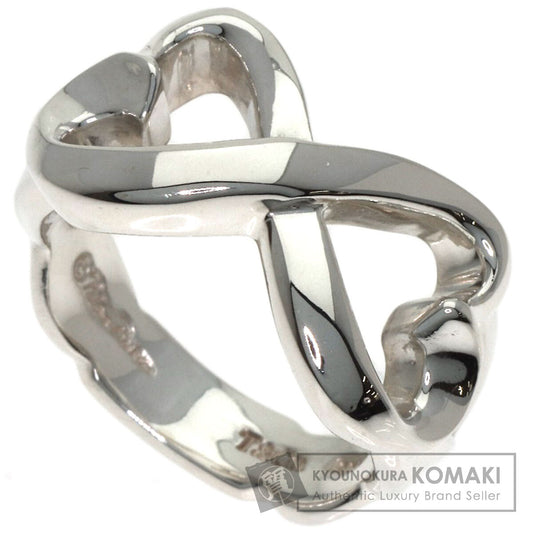 TIFFANY&Co. Double Loving Heart Ring Silver Ladies [Used]