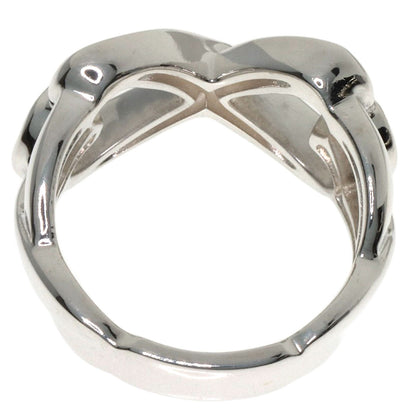 TIFFANY&Co. Double Loving Heart Ring Silver Ladies [Used]