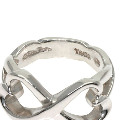 TIFFANY&Co. Double Loving Heart Ring Silver Ladies [Used]