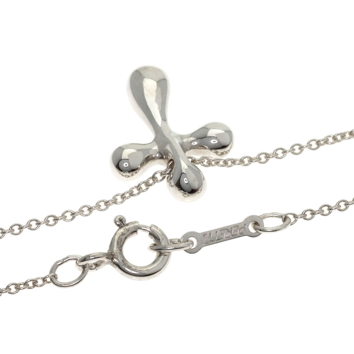 TIFFANY&Co. Small cross Necklace Silver Ladies [Used]
