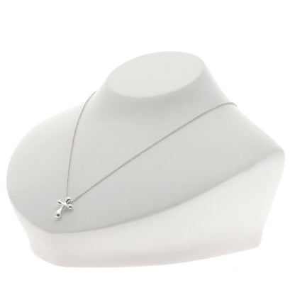 TIFFANY&Co. Small cross Necklace Silver Ladies [Used]