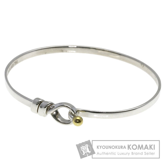 ティファニー フラットワイヤー ブレスレット シルバー/K18YG レディース 【中古】【TIFFANY&Co.】