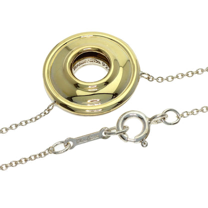 TIFFANY&Co. Circle Necklace Silver 18K Yellow GoldLadies [Used]
