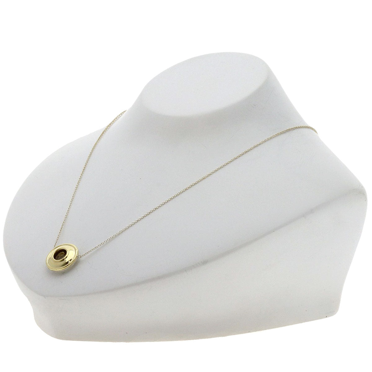 TIFFANY&Co. Circle Necklace Silver 18K Yellow GoldLadies [Used]