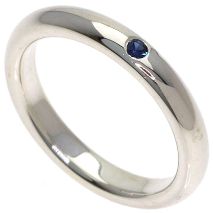 TIFFANY&Co. stacking band sapphire Ring Silver Ladies [Used]