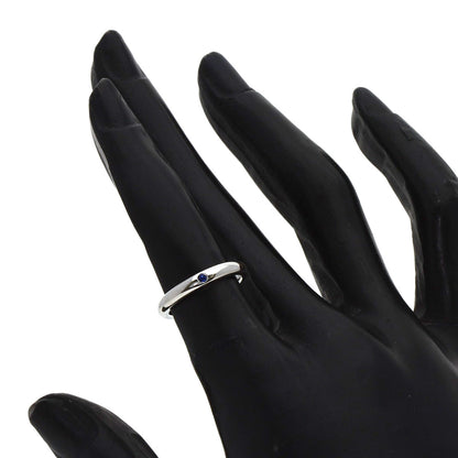 TIFFANY&Co. stacking band sapphire Ring Silver Ladies [Used]