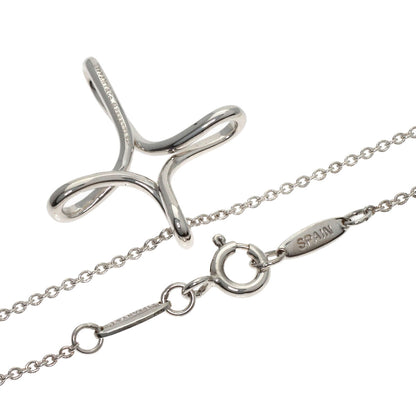TIFFANY&Co. Open cross Necklace Silver Ladies [Used]