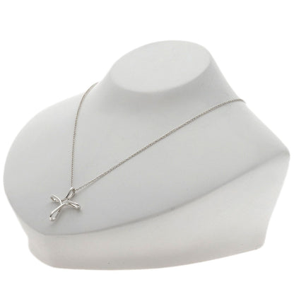 TIFFANY&Co. Open cross Necklace Silver Ladies [Used]