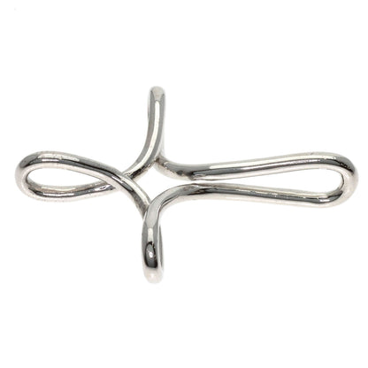 TIFFANY&Co. Open cross Pendant top Silver Ladies [Used]