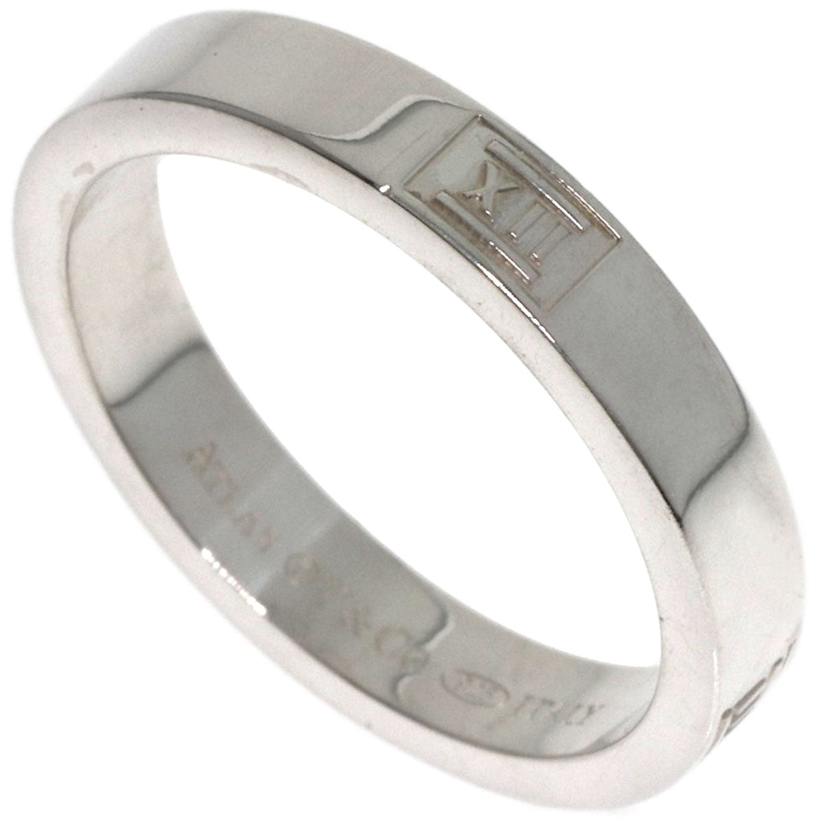 TIFFANY&Co. Atlas Ring Silver Ladies [Used]