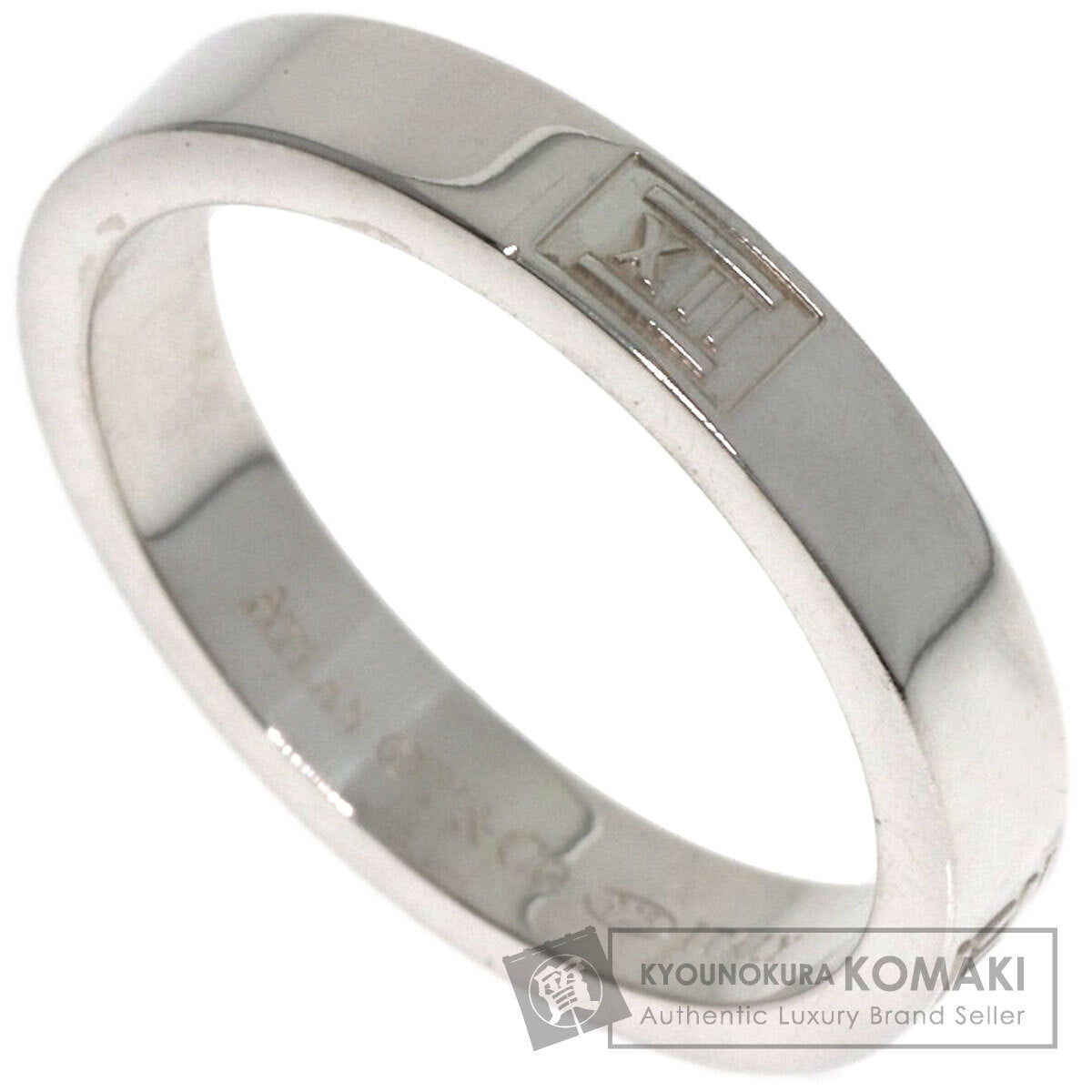 TIFFANY&Co. Atlas Ring Silver Ladies [Used]