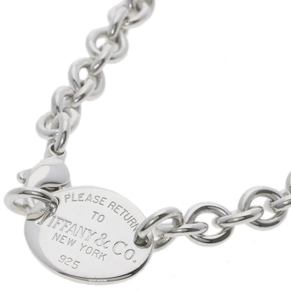 TIFFANY&Co. Return to oval tag Necklace Silver Ladies [Used]